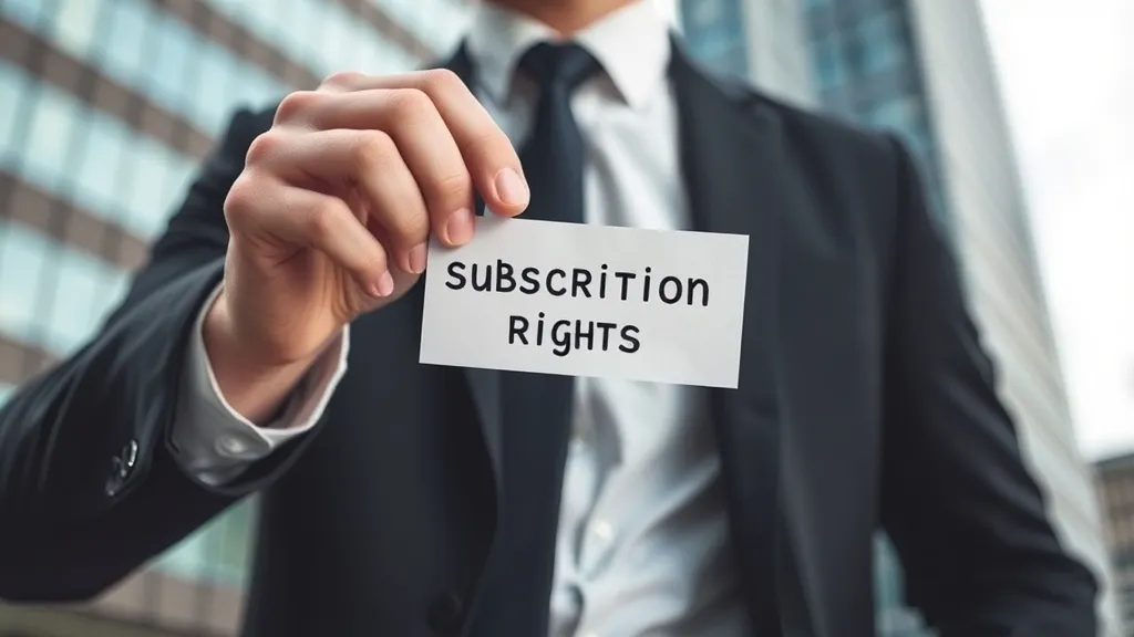 Droit de souscription et augmentation de capital : stratégie pour investisseurs