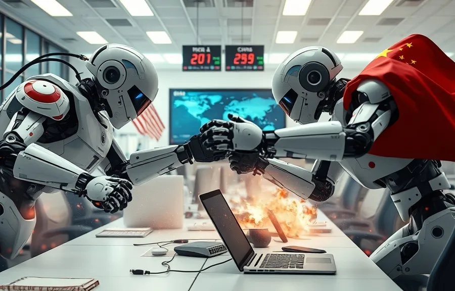 Guerre des robots humanoïdes USA-Chine : les gagnants boursiers du découplage